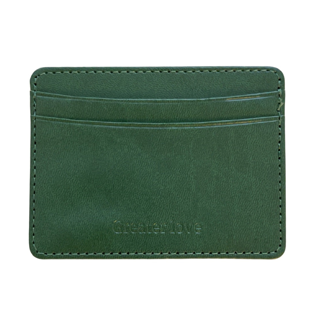‘’my faith card never declines’ wabi sabi cardholder