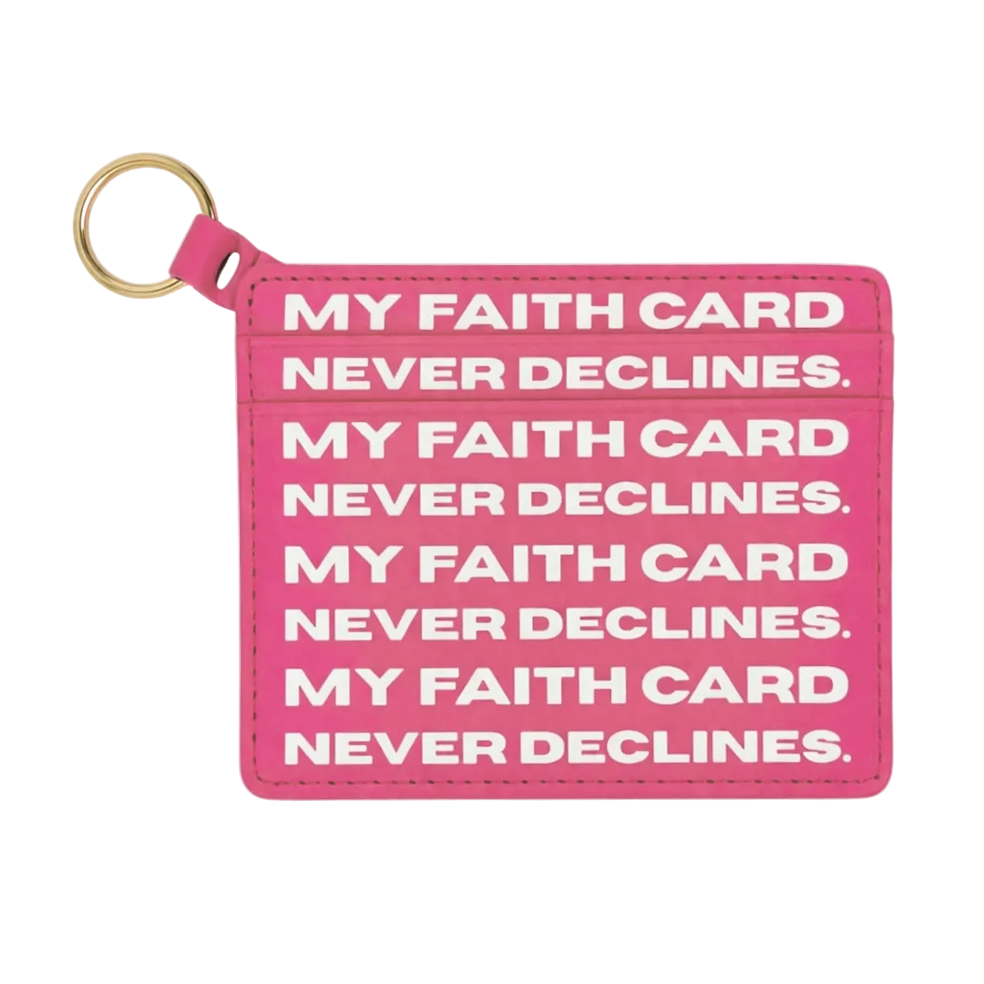‘my faith card never declines’ cardholder