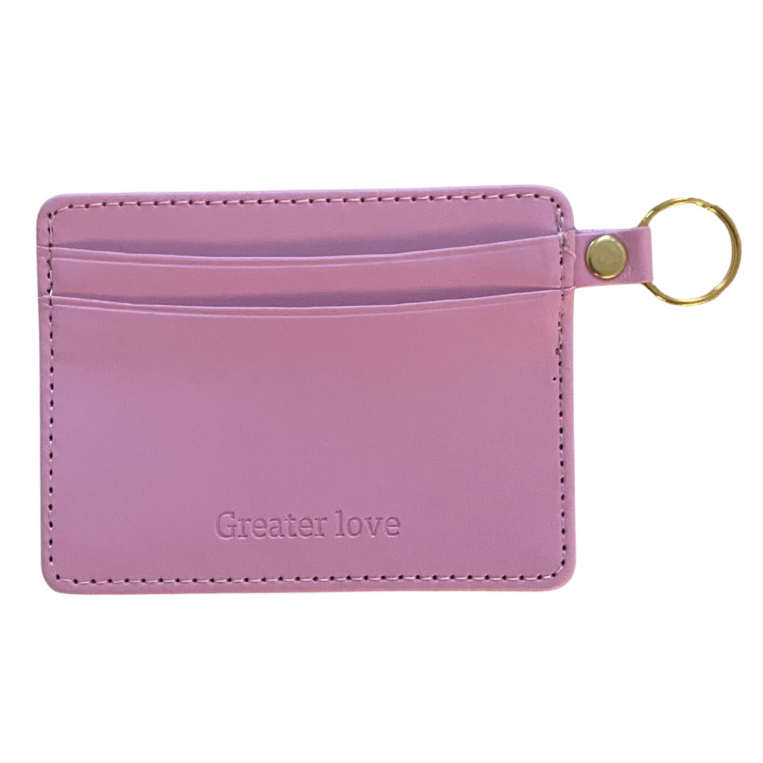 ‘’my faith card never declines’ wabi sabi cardholder