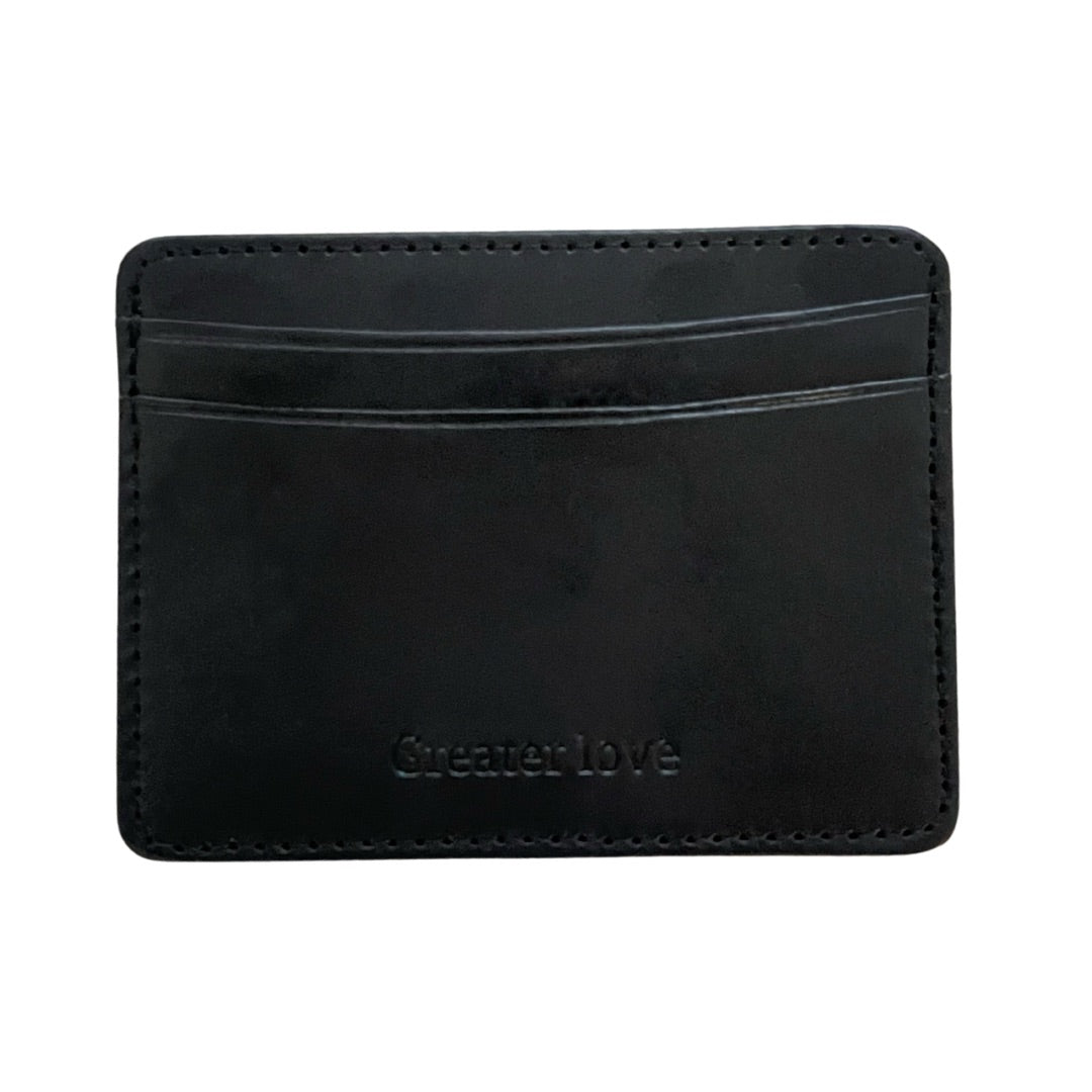 ‘’my faith card never declines’ wabi sabi cardholder