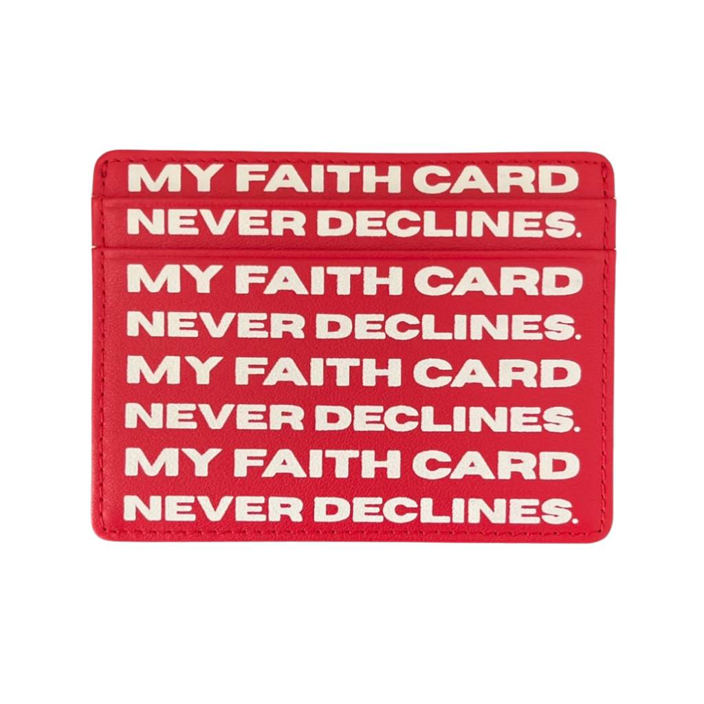 ‘my faith card never declines’ cardholder
